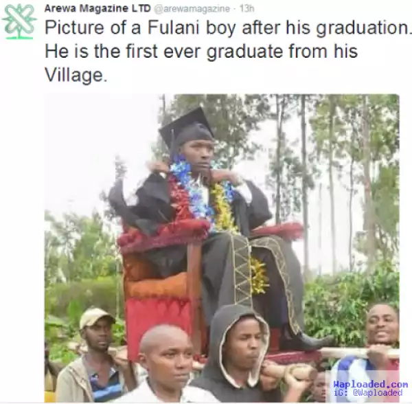 Unbelievable!! See How This Fulani Boy Was Treated After Graduating From University